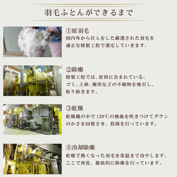 ハンガリー産ホワイトダックダウン85％ 羽毛肌掛け布団 セミダブル ピンク