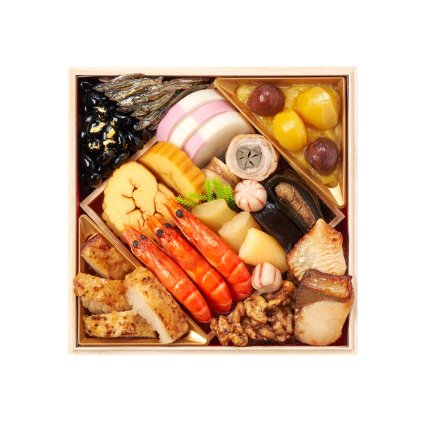 【2026年おせち予約】オイシックス和洋三段重　上高砂(39品目/3-4人前)