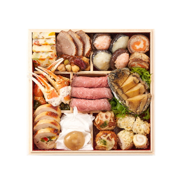 【2026年おせち予約】オイシックス和洋三段重　上高砂(39品目/3-4人前)