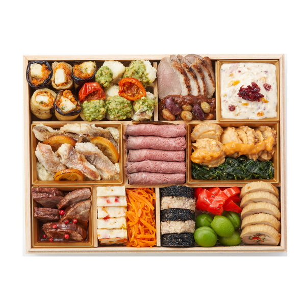 【2026年おせち予約】オイシックス和洋三段重　上高砂　豊(32品目/5人前)