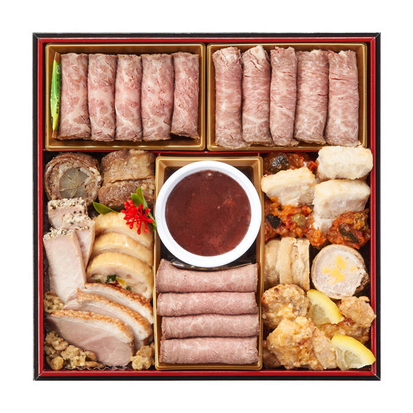 【2026年おせち予約】オイシックス肉オードブル　鳳雅(12品目/1-2人前)