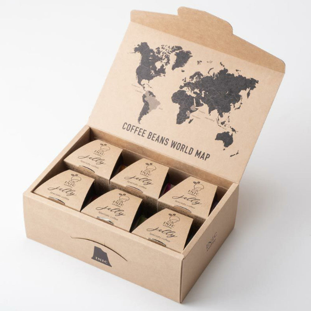 【ギフトカード】INIC coffee　INIC　ビーンズアロマ　コーヒーゼリー 6個ギフト