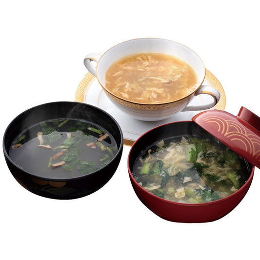 フリーズドライお吸物　20個詰め合わせ（松茸・あわび）