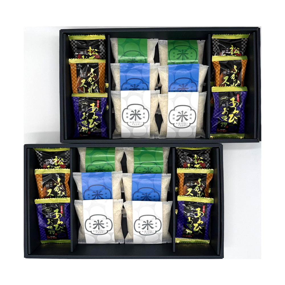 新潟米食べくらべ・お吸物ギフトセット（米12合・お吸い物）