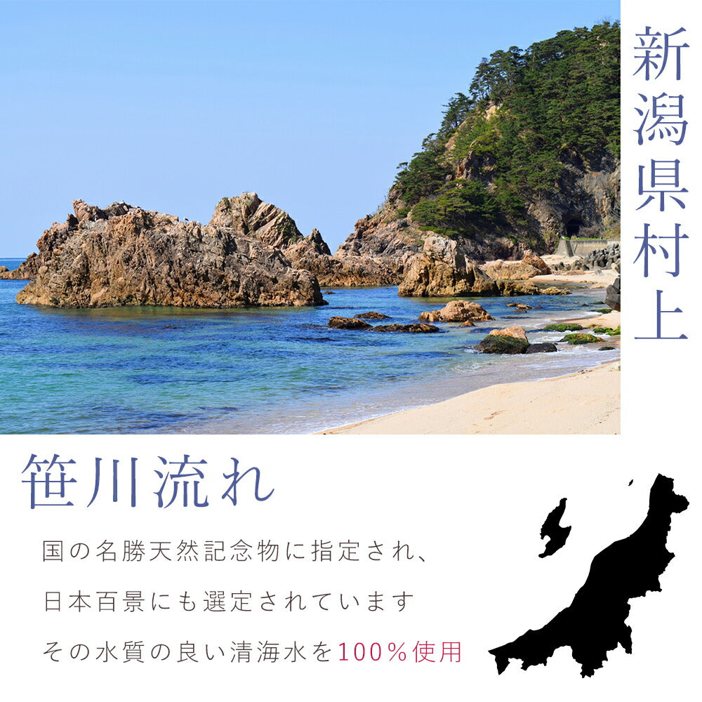 五つ星マイスター厳選・新潟こしひかり・天然塩味わいギフトセット（12合・天然塩セット）