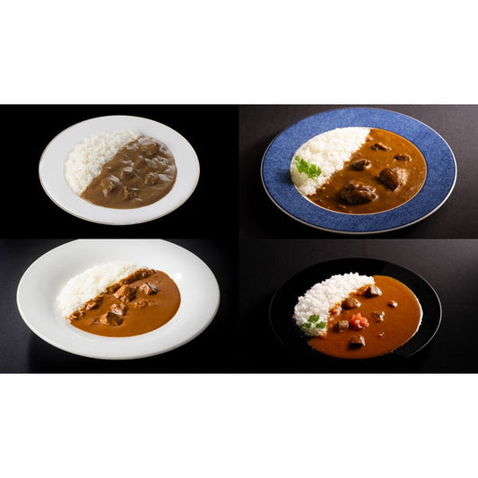 【母の日ギフト】銘店　有名シェフ監修のレストランカレー　4種