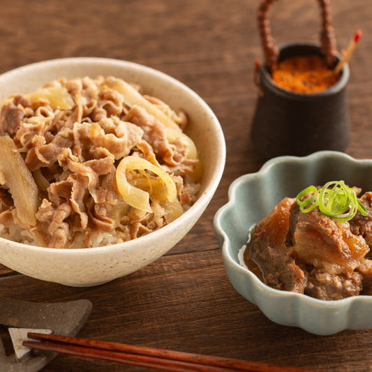 【母の日ギフト】日本料理寺田　寺田繁監修　国産牛の牛丼と牛すじ煮込み詰め合わせ