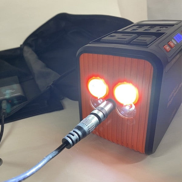 EVERBright メガパワーステーションワンボックスセット(大容量ポータブル電源/ソーラーパネル)