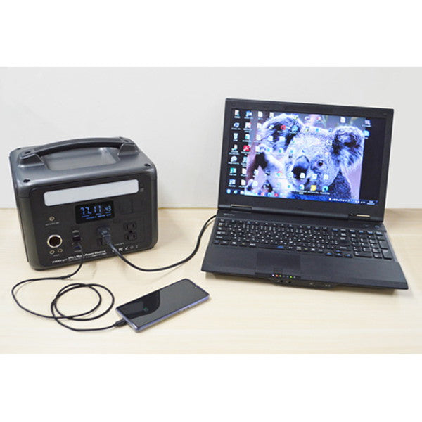 エバーブライト　ウルトラメガパワーステーション(ポータブル電源/ポータブルバッテリー)