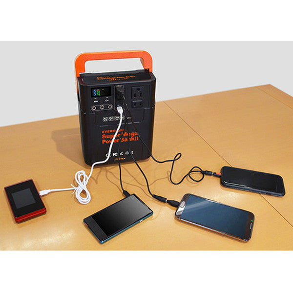 エバーブライト　スーパーメガパワーステーション(ポータブル電源/ポータブルバッテリー)