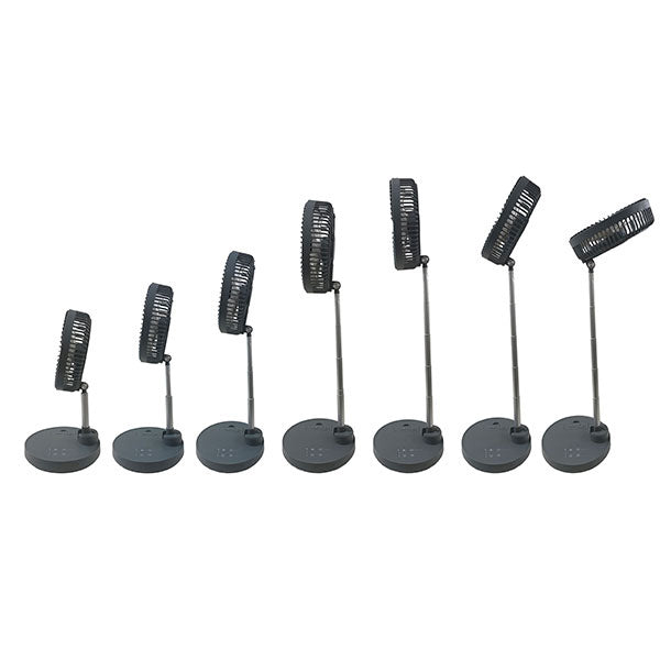 EXELUX コードレス静音サーキュレーター扇風機　グレー 25cm　PAN-EC10-GY