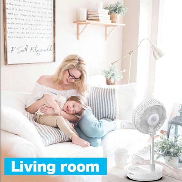 EXELUX コードレス静音サーキュレーター扇風機　グレー 25cm　PAN-EC10-GY