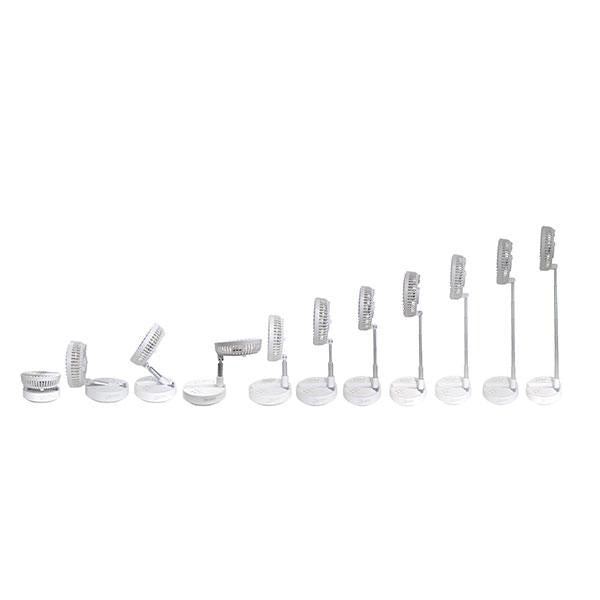 EXELUX コードレス静音サーキュレーター扇風機　グレー 20cm　PAN-EC8-GY