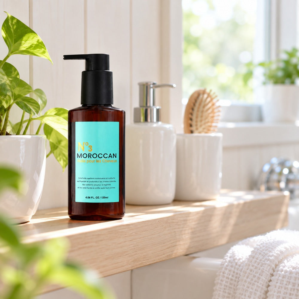 N°3(ヌメロスリー)　モロッカンオイル　ヘアトリートメント（洗い流さないタイプ）　120ml【3個】