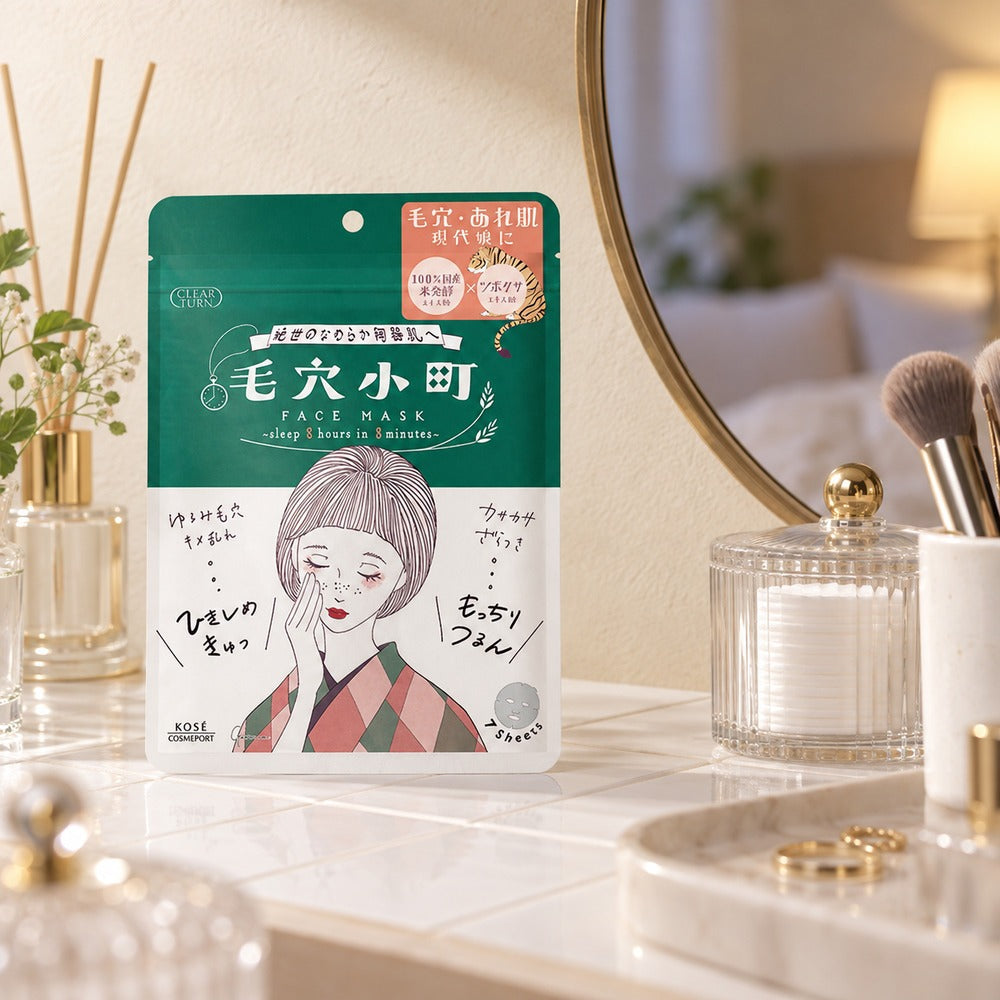 クリアターン　毛穴小町　フェイスマスク　7枚入【8個】