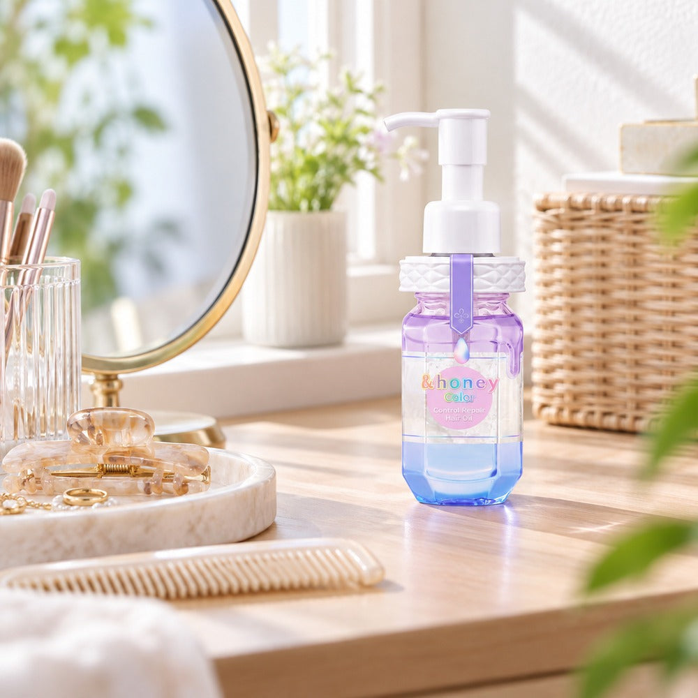 &honey Color(アンドハニー カラー)　コントロールリペア　オイル　100ml【4個】