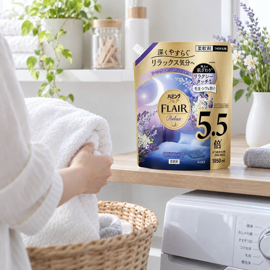 ハミングフレア　リラックス　ラベンダー＆ジャスミンの香り　詰替え　1950ml【4個】