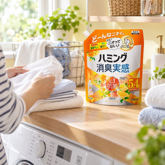 ハミング　消臭実感　オレンジ＆フラワーの香り　詰替え　2000ml【4個】