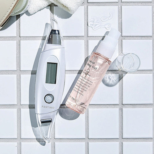 【ギフトカード】FESTINO(フェスティノ) 充電式 フェイシャル EMSピーリング ホワイト