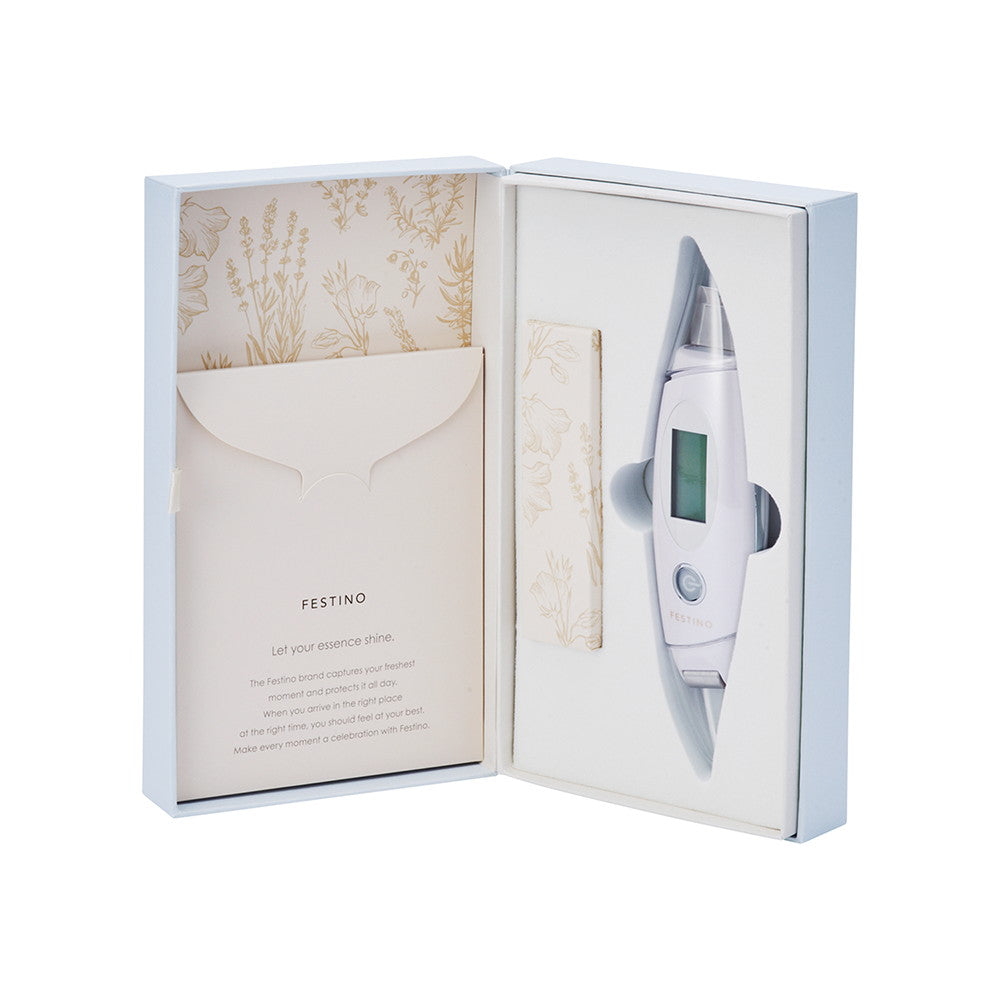【ギフトカード】FESTINO(フェスティノ) 充電式 フェイシャル EMSピーリング ホワイト