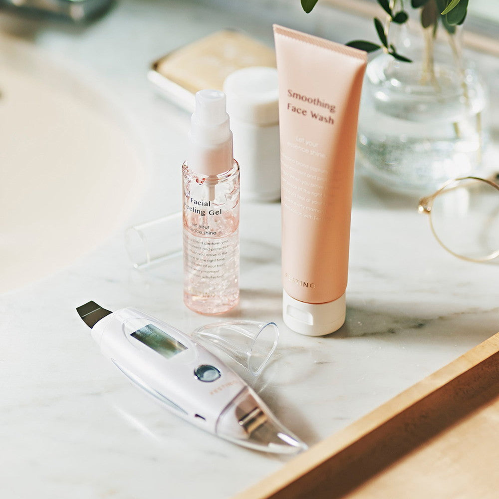 【ギフトカード】FESTINO(フェスティノ) 充電式 フェイシャEMSピーリング ピンク