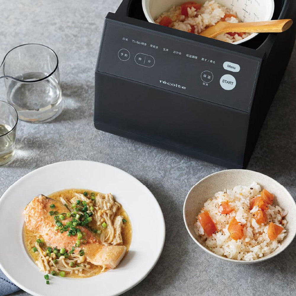 【ギフトカード】recolte(レコルト) クッキングライスクッカー グレー
