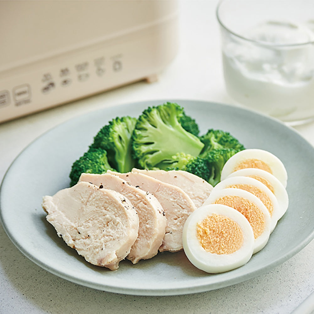 【ギフトカード】recolte(レコルト)エッグ&ボイルクッカー クリームホワイト