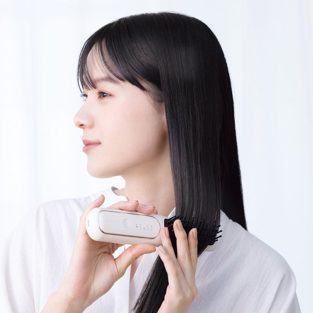 【ギフトカード】FESTINO（フェスティノ）充電式スタイリング ヒーターブラシ サンドベージュ