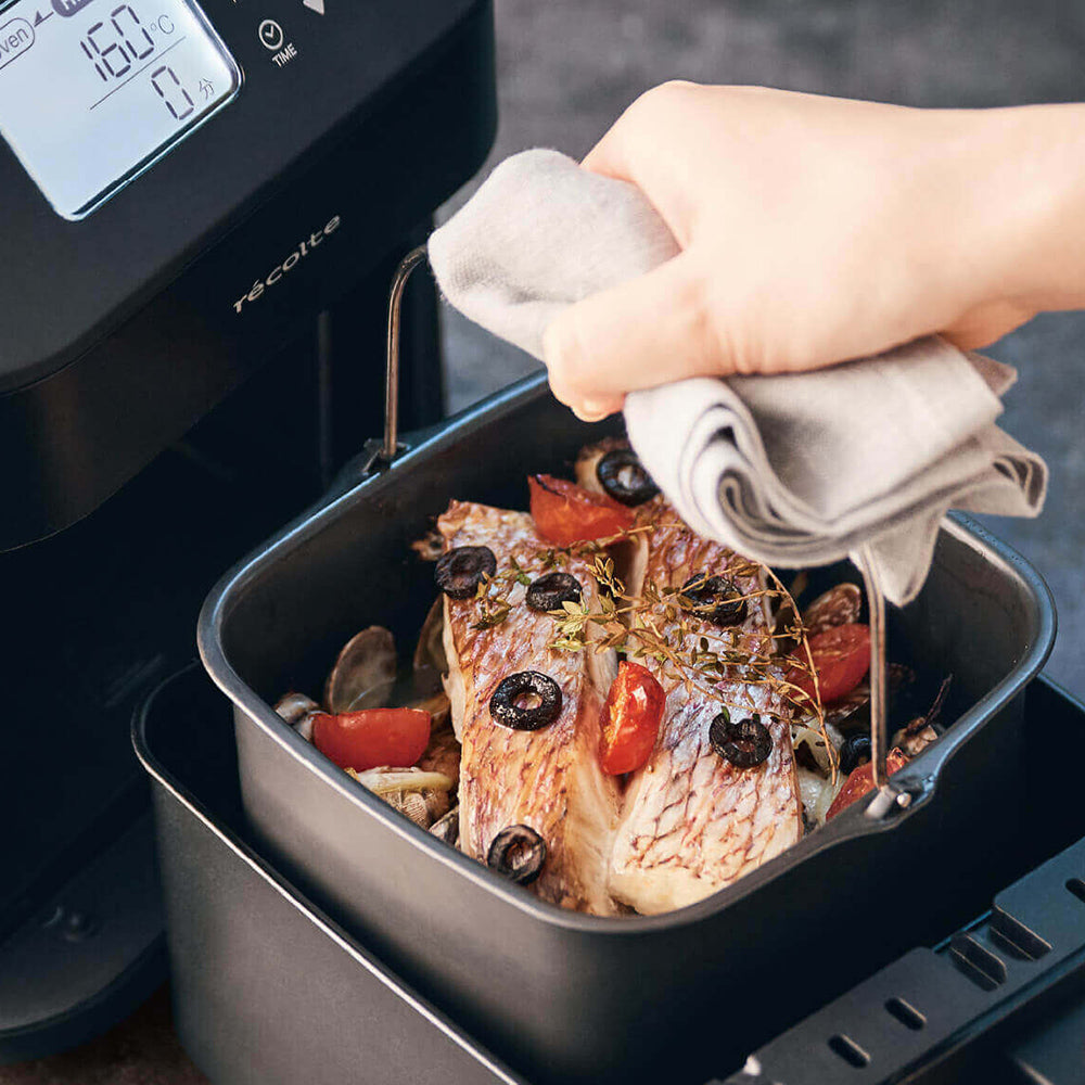 【ギフトカード】recolte（レコルト）ハイスチームエアーオーブン ナチュラルブラック