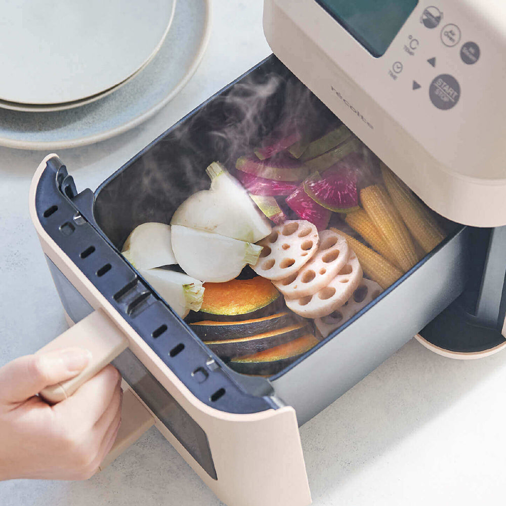 【ギフトカード】recolte（レコルト）ハイスチームエアーオーブン ナチュラルブラック