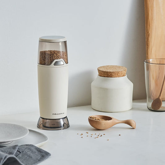 【ギフトカード】recolte（レコルト）電動ゴマスリ クリームホワイト