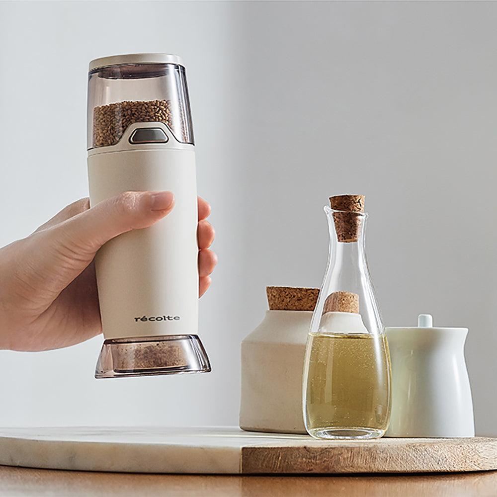 【ギフトカード】recolte（レコルト）電動ゴマスリ クリームホワイト