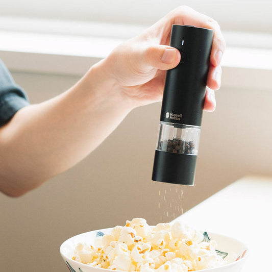 【ギフトカード】Russell Hobbs（ラッセルホブス）充電式ミル ソルト&ペッパー ミニ ブラック（１本）