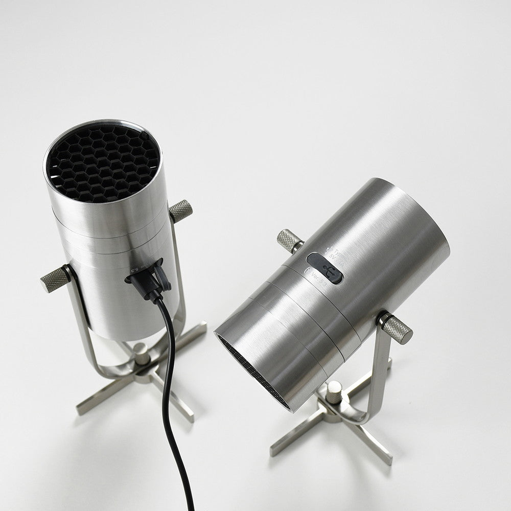 【ギフトカード】「MoriMori」　スポットライトスピーカーシルバーペア