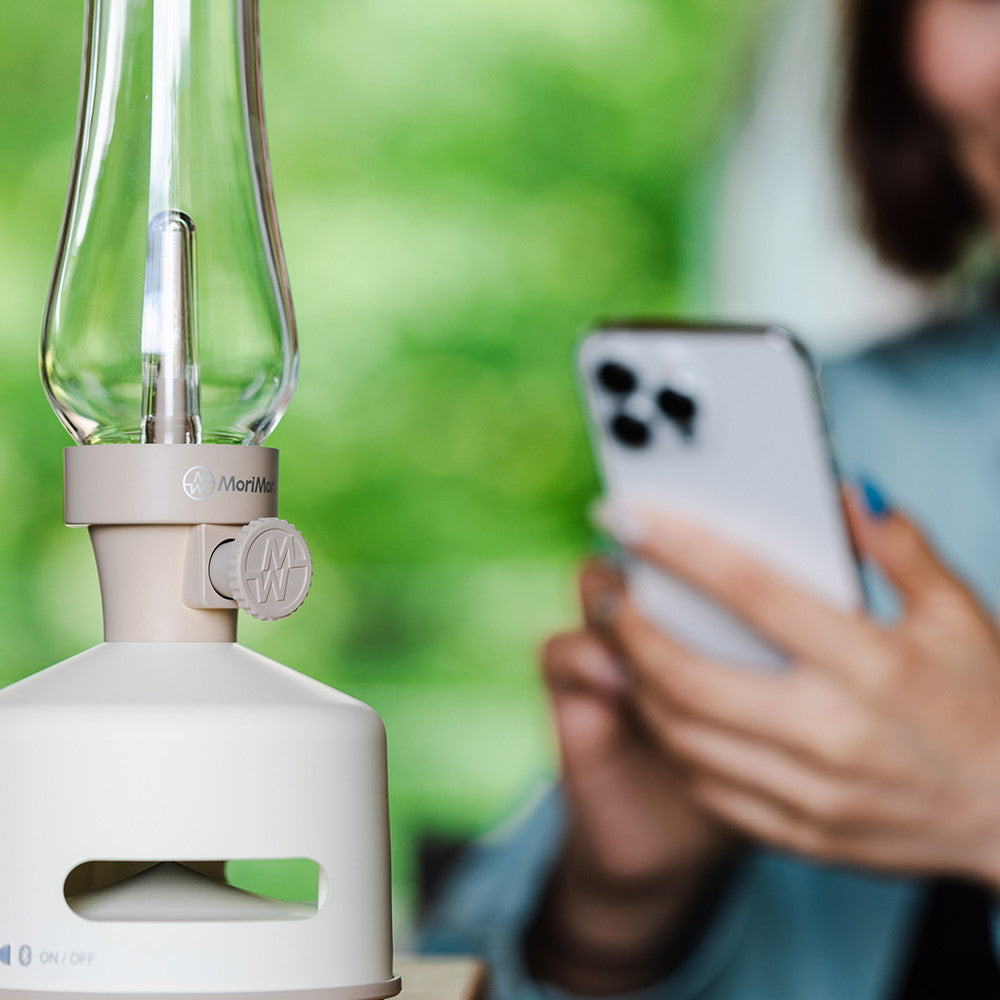 【ギフトカード】「MoriMori」　S1 BEACH HOUSE ホワイト（LEDランタンスピーカー）