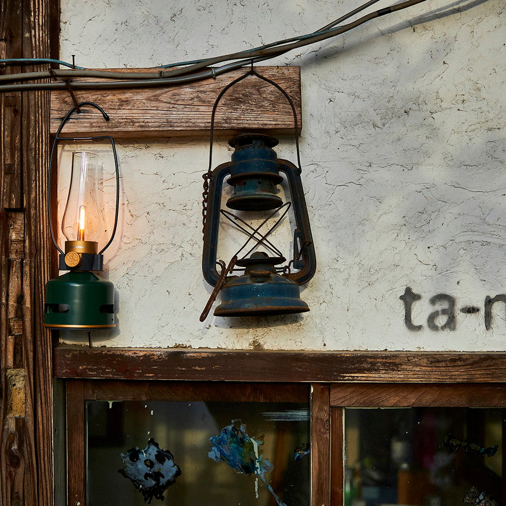 【ギフトカード】「MoriMori」　S1 ORIGINAL GREEN ダークグリーン（LEDランタンスピーカー）