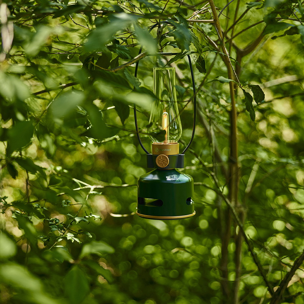 【ギフトカード】「MoriMori」　S1 ORIGINAL GREEN ダークグリーン（LEDランタンスピーカー）