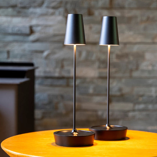 【ギフトカード】「MoriMori」　LED T-Light ALTO（ティーライト アルト)　ブラック ペア