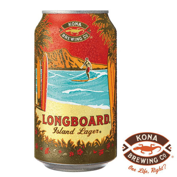 ハワイクラフトビール コナビール ロングボードアイランド ラガー 缶355ml(24本)