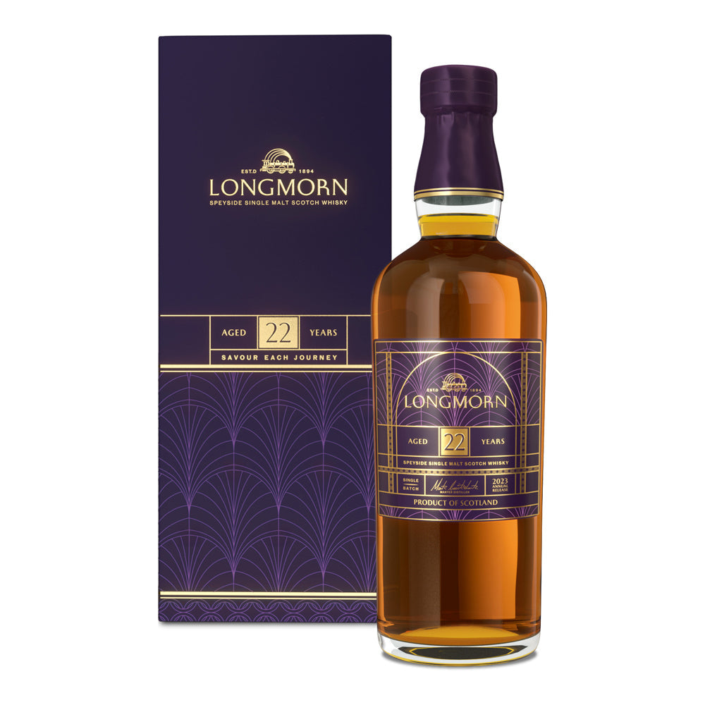 【ギフトカード】1893年創業シングルモルト・ウイスキー ロングモーン22年 箱入 700ml 2本