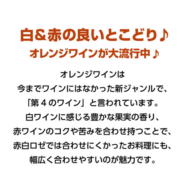 オレンジワインと爽やか白6本セット【常温便】