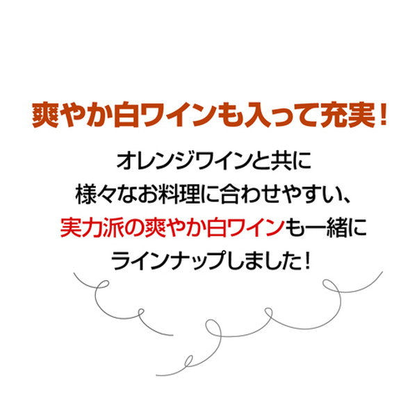 オレンジワインと爽やか白6本セット【常温便】