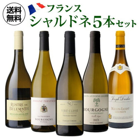 フランス産シャルドネ5本セット【常温便】