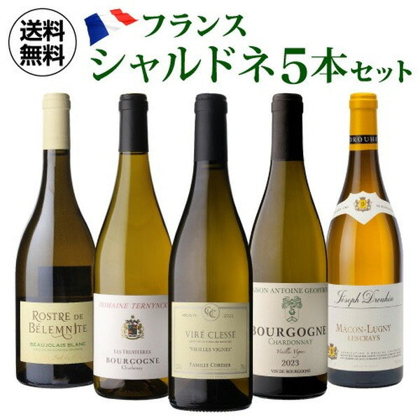 フランス産シャルドネ5本セット【クール便】