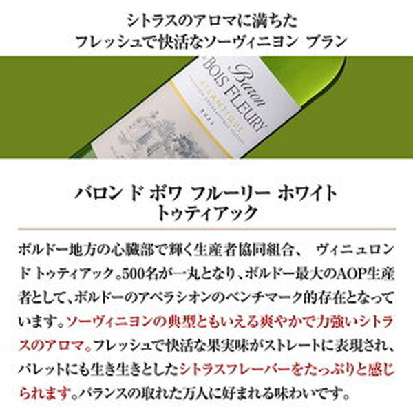 ボルドー＆ガスコーニュ　ブラン6本【常温便】