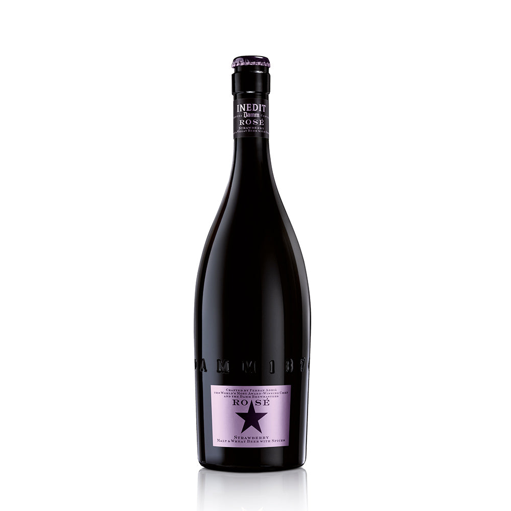 【ギフトカード】バルセロナNo1ブルワリーDAM社の「イネディット」プレミアムビール 　ロゼ1本