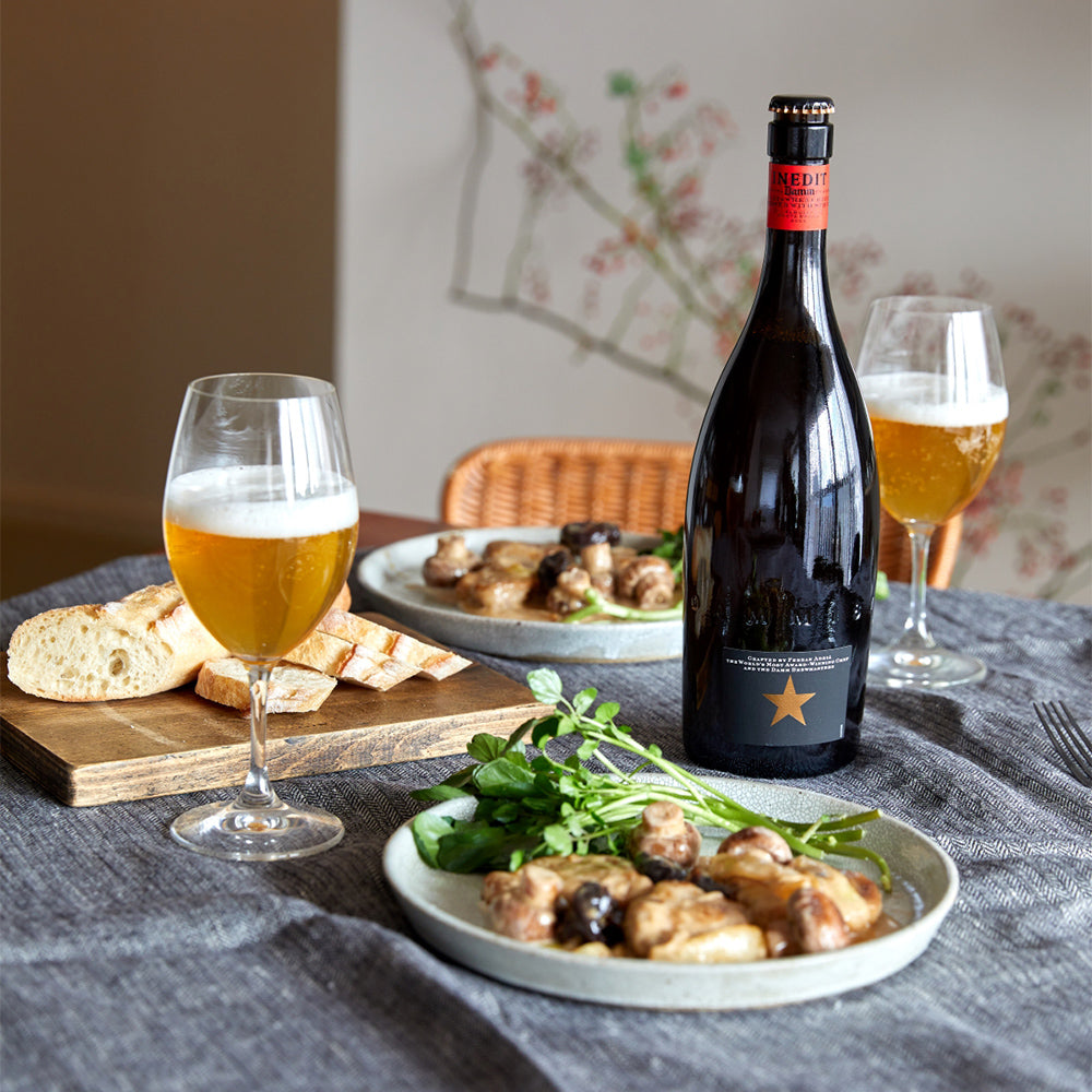 【ギフトカード】バルセロナNo1ブルワリーDAM社の「イネディット」プレミアムビール 飲み比べ　2本