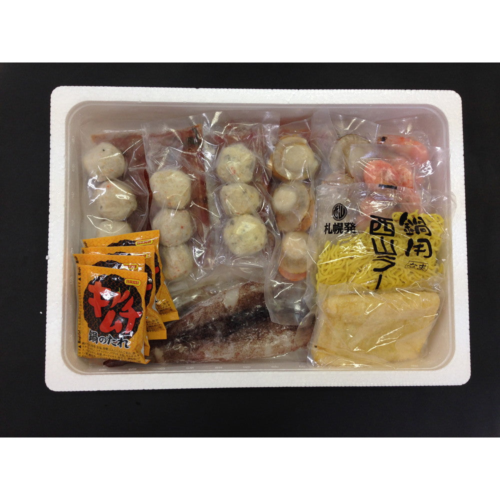 【母の日ギフト】北海道　海鮮キムチ鍋セット（白菜キムチ100g×4　等）