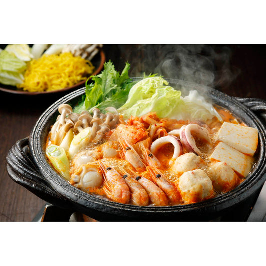 【母の日ギフト】北海道　海鮮キムチ鍋セット（白菜キムチ100g×2袋　等）