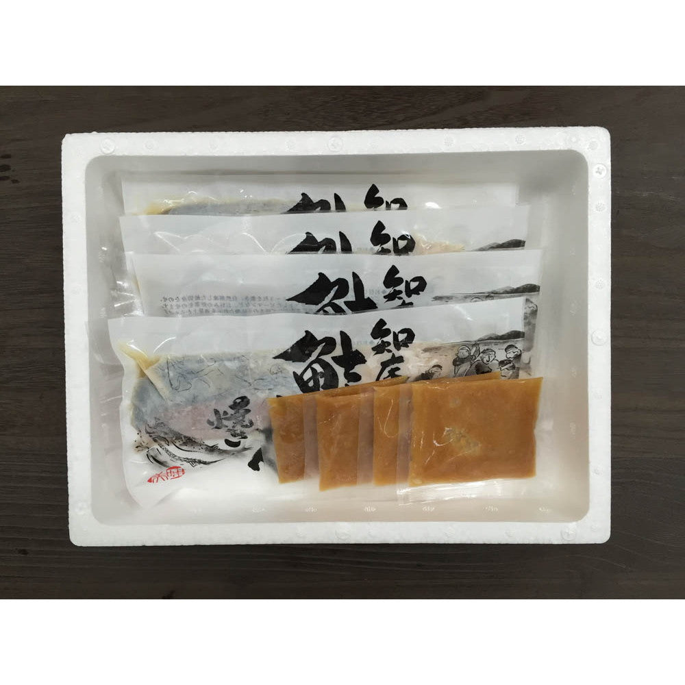 【母の日ギフト】北海道　知床羅臼 鮭のちゃんちゃん焼き味噌たれつき【秋鮭味噌漬切身 x 4切】